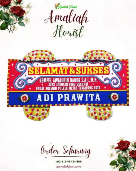 Papan Bunga Ucapan Selamat Karangnanas